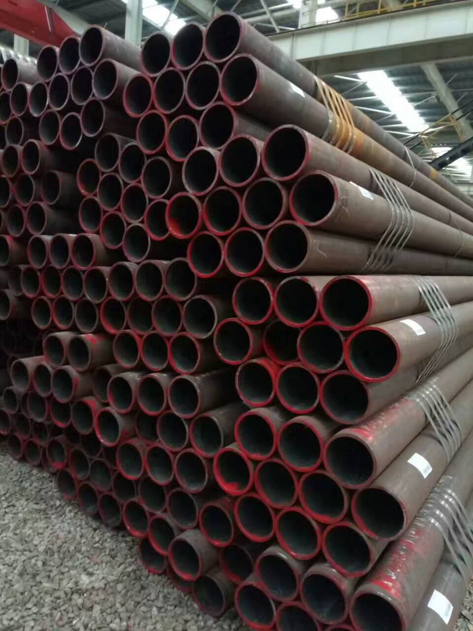 电厂化工厂输送管道用16mn合金无缝钢管45号厚壁钢管大口径钢管